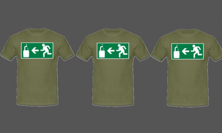Nood biertje t-shirt